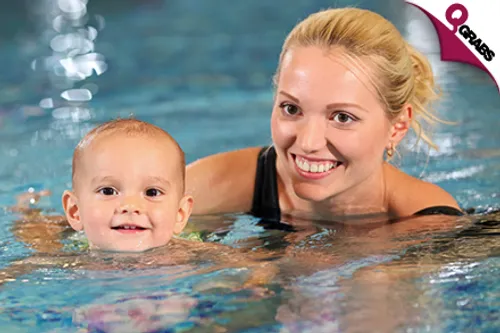 From QR200 Enjoy Monthly Swimming Pass, Lessons OR Aqua Aerobics at Tulip Beauty Centre - Options for Women OR Children! (Up to QR1000 Value)